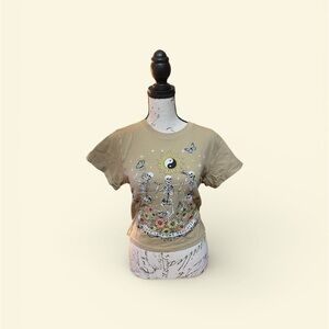 Tan Graphic Women's Tee